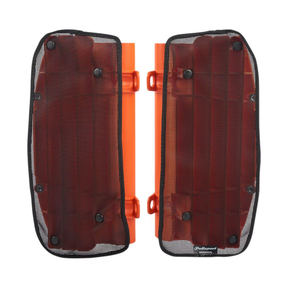 Filet cache radiateur POLISPORT noir Honda CRF250R Polisport 1 - AVSmoto Racing Parts 