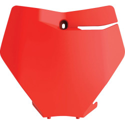 Plaque frontale POLISPORT orange fluo KTM SX/SX-F
