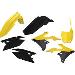 Kit plastiques POLISPORT jaune/noir Suzuki RM-Z450