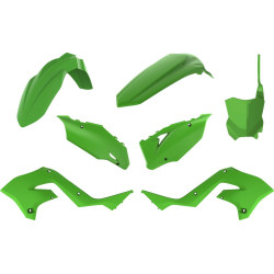 Kit plastiques POLISPORT Restylé vert Kawasaki KX125/250