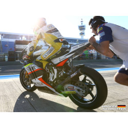 Couronne aluminium anodisé couleur or, KTM Duke et RC 125/200/390 2013-21