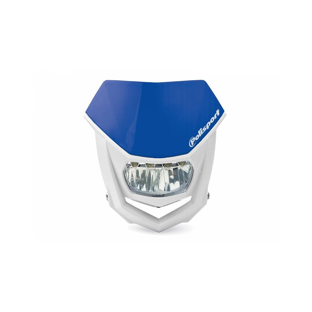Plaque phare POLISPORT Halo LED bleu/blanc Polisport 1 - AVSmoto Racing Parts 