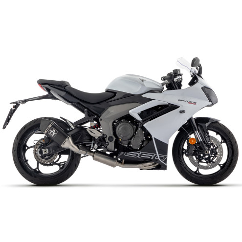 Ligne complète Arrow Veloce Alu Dark Racing - Triumph 660 Daytona 2024