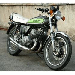 Echappement Jim Lomas JL acier Kawasaki 500 H1