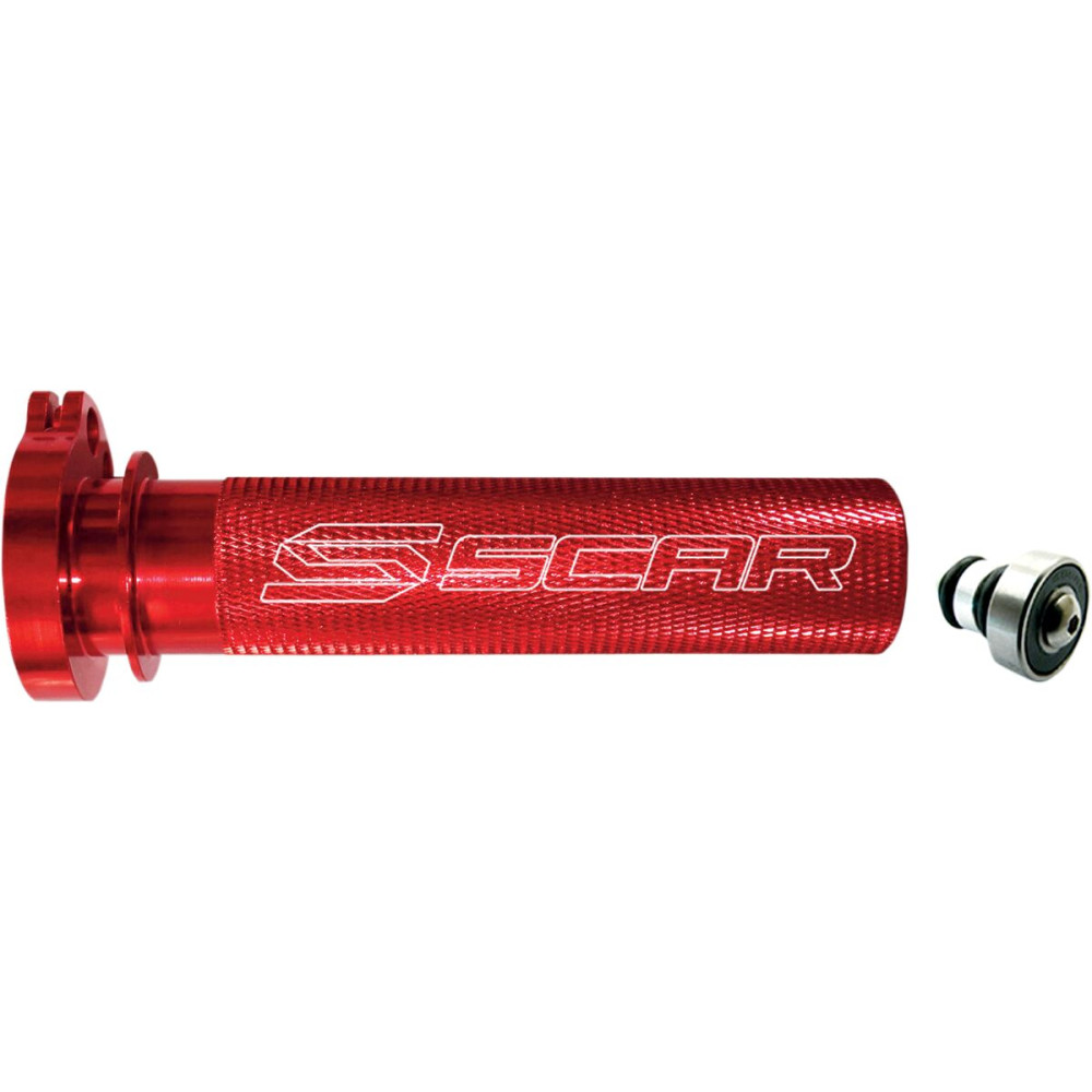 Barillet de gaz SCAR alu + roulement rouge SCAR 1 - AVSmoto Racing Parts 