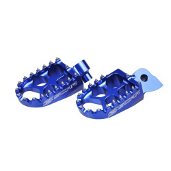 Repose-pieds SCAR Evo bleu SCAR 1 - AVSmoto Racing Parts 