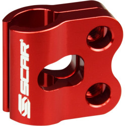 Guide durite de frein avant SCAR rouge SCAR 1 - AVSmoto Racing Parts