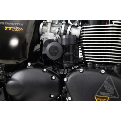 Support klaxon DENALI SoundBomb Triumph Bonneville/Thruxton DENALI 1 - AVSmoto Racing Parts 