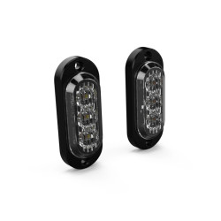 Feux clignotants arrière DENALI T3 SwitchBack LED - la paire DENALI 1 - AVSmoto Racing Parts 