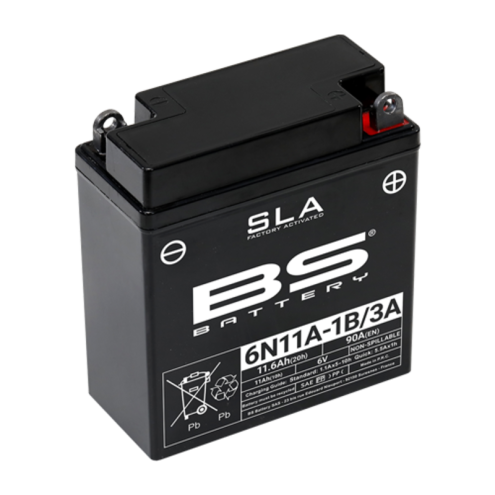 Batterie BS BATTERY SLA sans entretien activé usine - 6N11A-1B/3A BS BATTERY 1 - AVSmoto Racing Parts 