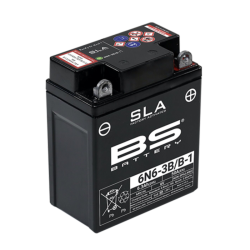 Batterie BS BATTERY SLA sans entretien activé usine - 6N6-3B/B-1 BS BATTERY 1 - AVSmoto Racing Parts 