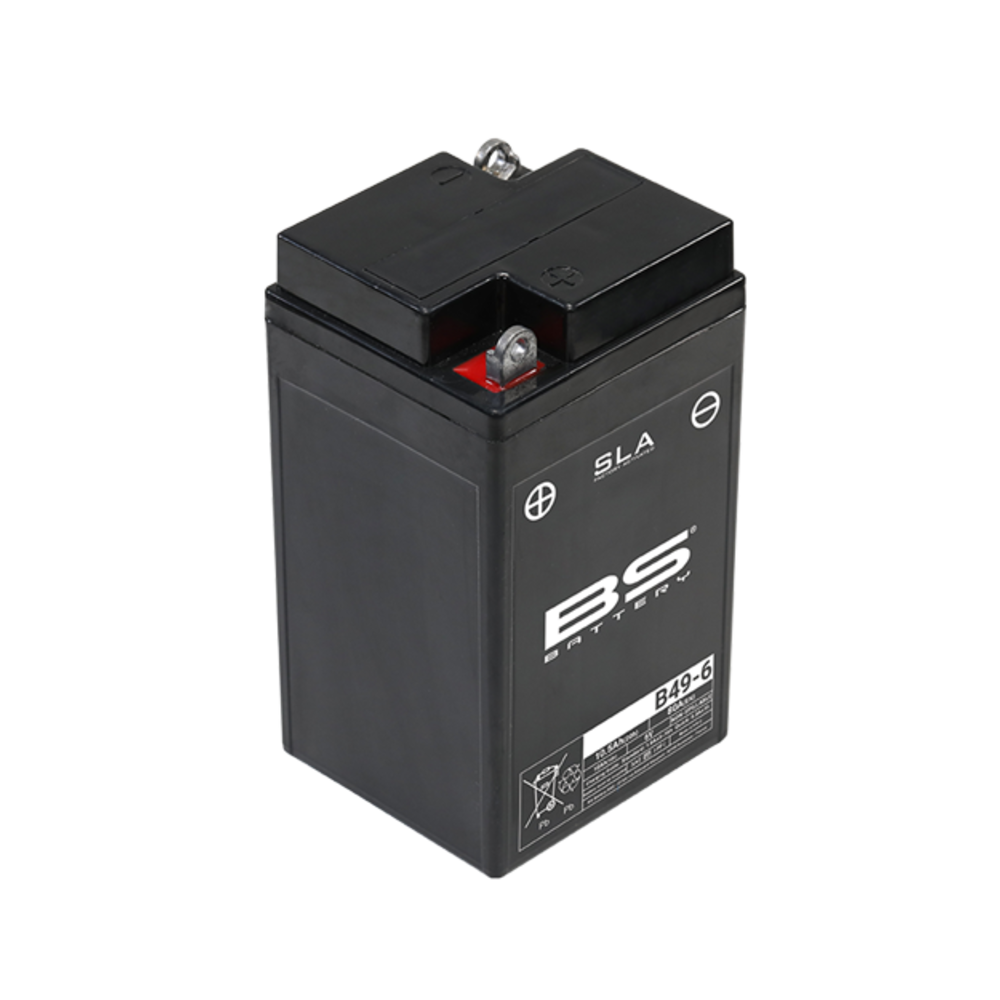 Batterie BS BATTERY SLA sans entretien activé usine - B49-6 BS BATTERY 1 - AVSmoto Racing Parts 