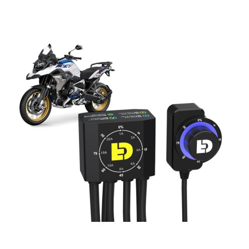 Contrôleur d'éclairages DENALI DialDim pour BMW R1250GS DENALI 1 - AVSmoto Racing Parts 