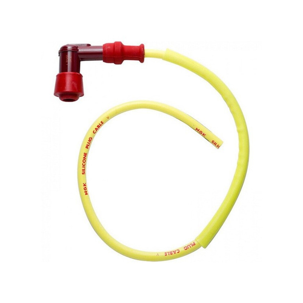 Faisceau d'allumage LY11 coudé 90° pour Bobine sans olive - cable 50cm NGK Ngk 1 - AVSmoto Racing Parts 