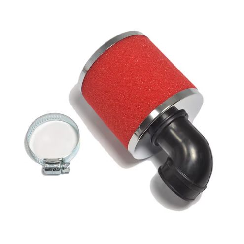 Filtre à air Athena Racing mousse rouge adaptable 90° Ø35mm