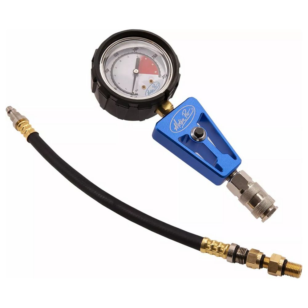 Yuhtech Testeur De Compression Moteur - Kit Complet Pour Voiture Moto Automobile Avec Manomètre Et Adaptateurs