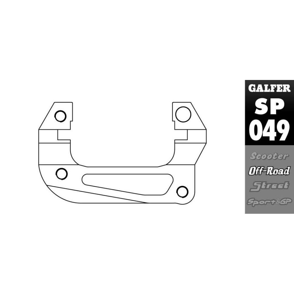 Patte de déport Galfer - Suzuki RM 85 / Yamaha YZ 85