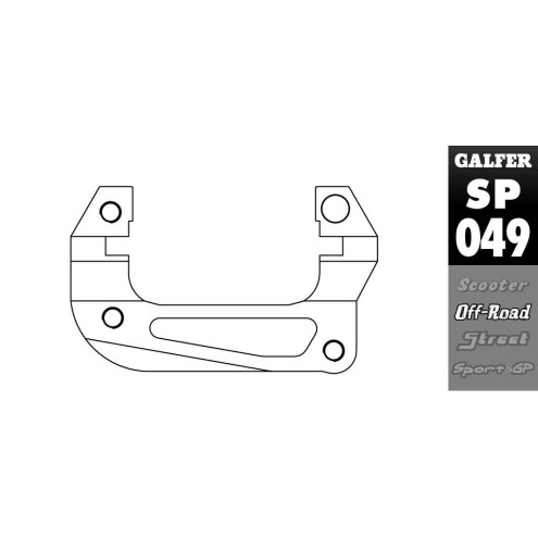 Patte de déport Galfer - Suzuki RM 85 / Yamaha YZ 85