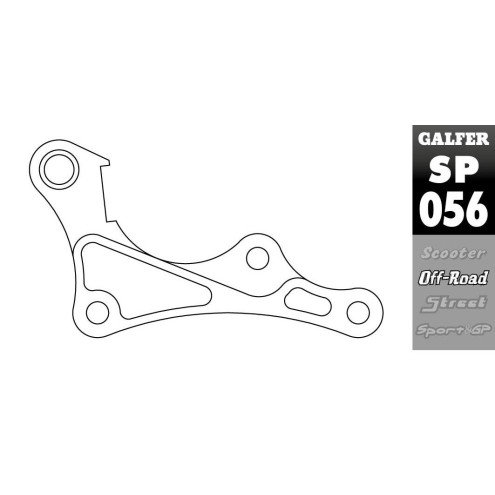 Patte de déport Galfer - Fantic / Yamaha