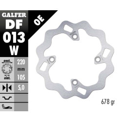 Disque de frein fixe Galfer Wave® Ø220mm - Honda CBR 600 RR