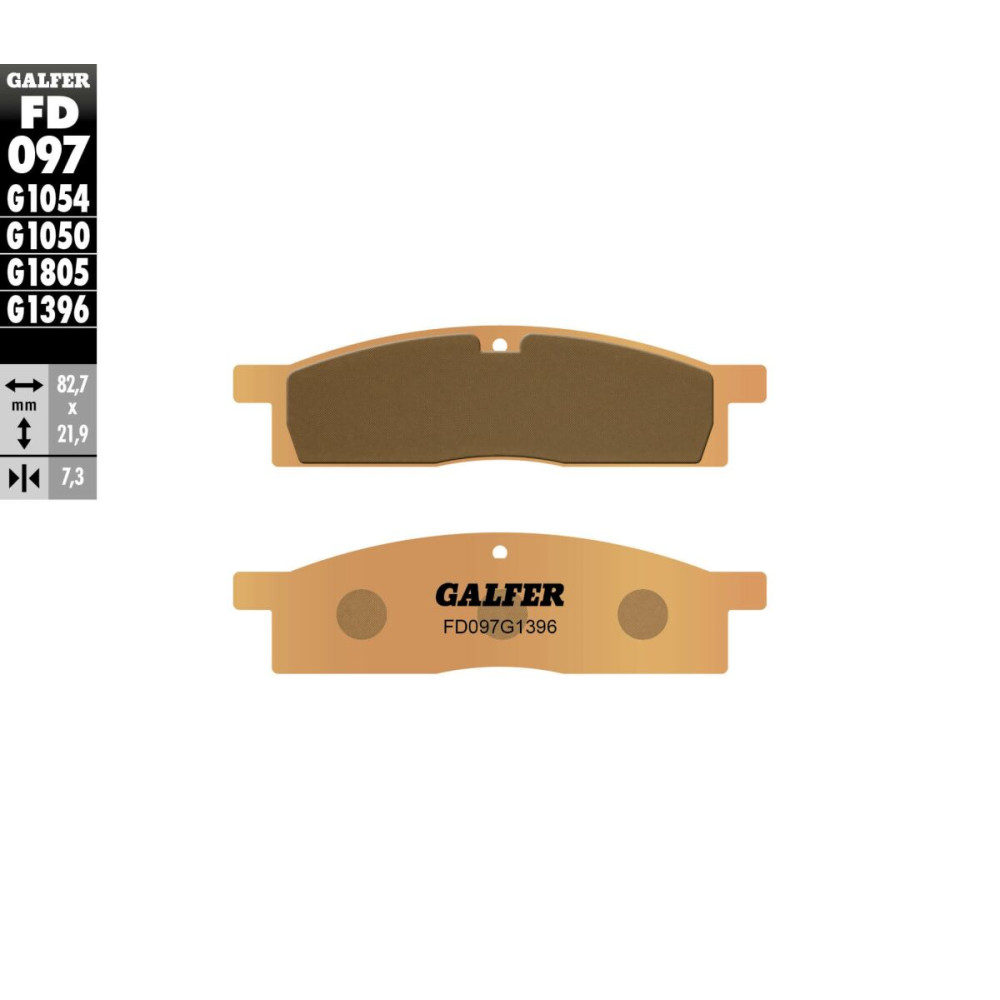 Plaquettes de frein Galfer - Yamaha