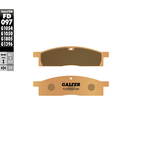 Plaquettes de frein Galfer - Yamaha