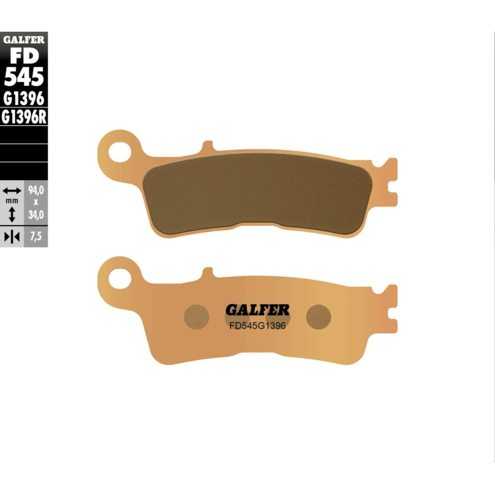 Plaquettes de frein Galfer - Fantic / Yamaha