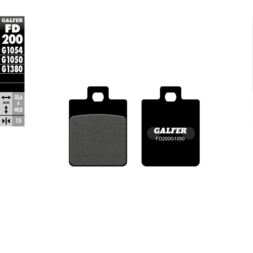 Plaquettes de frein Galfer - Gilera / Peugeot / Piaggio / Sym / Vespa
