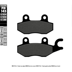 Plaquettes de frein Galfer - Honda / Kymco / Piaggio
