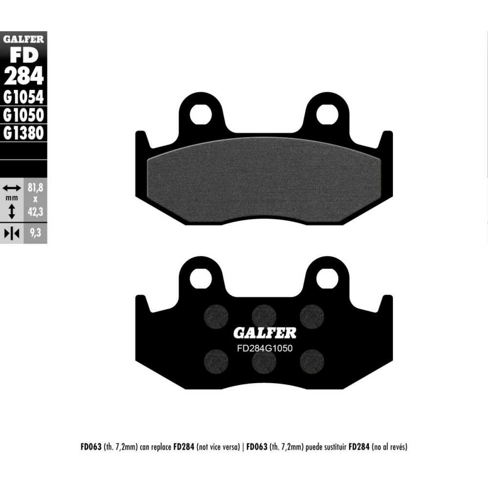 Plaquettes de frein Galfer - Honda / Yamaha