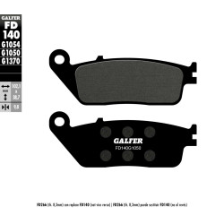 Plaquettes de frein Galfer - Honda / MBK / Peugeot / Triumph / Yamaha