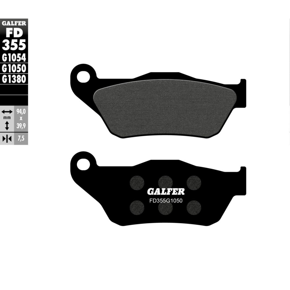 Plaquettes de frein Galfer - MBK SKYCRUISER 125 / Yamaha X-MAX 125 / Yamaha X-MAX 250