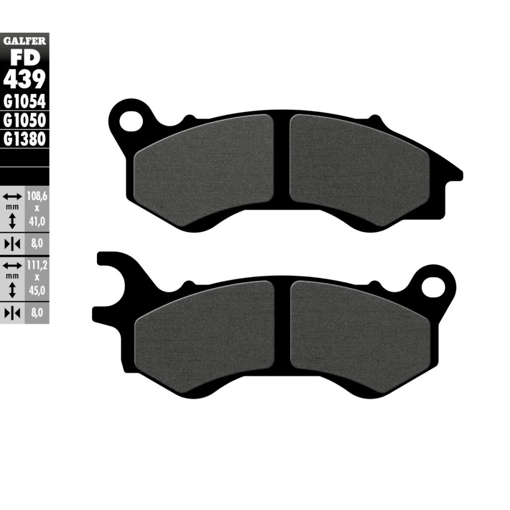 Plaquettes de frein Galfer - Honda PCX 125 / Honda SH 125