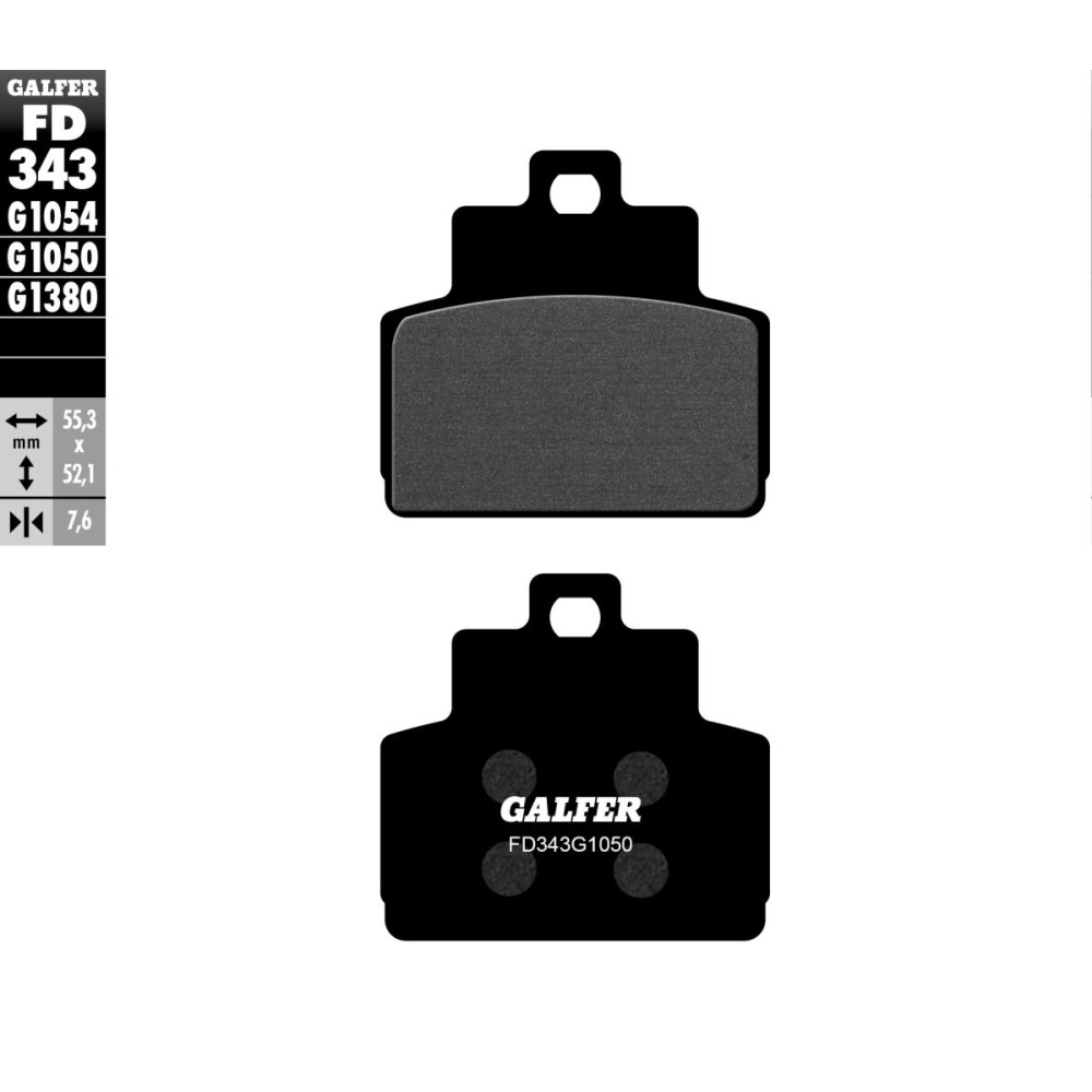 Plaquettes de frein Galfer - Piaggio X9 125 / Vespa GTS 300