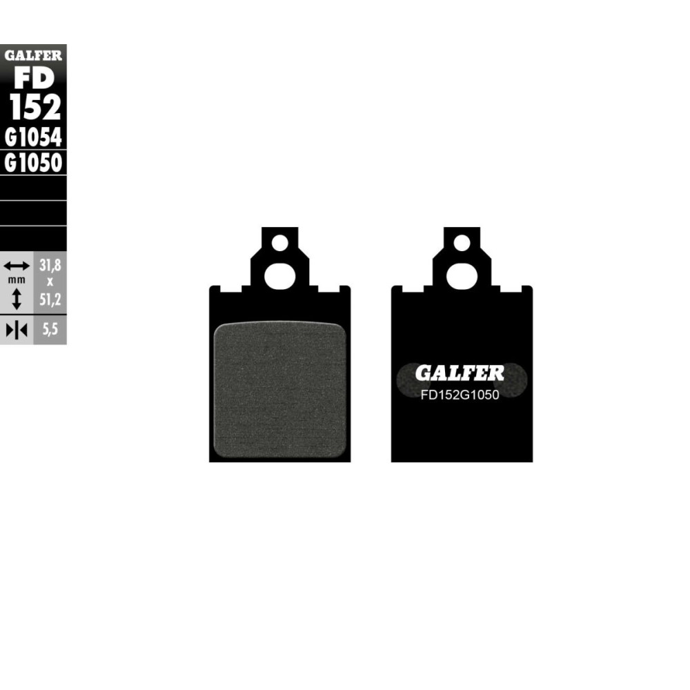 Plaquettes de frein Galfer - Piaggio ZIP 50 2T 1993-1996