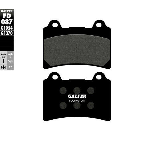 Plaquettes de frein Galfer - Yamaha