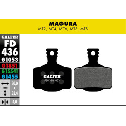 Plaquettes de frein Galfer