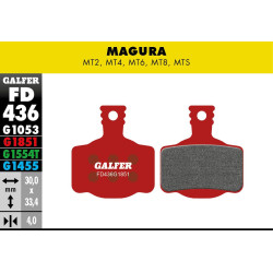 Plaquettes de frein Galfer