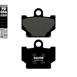 Plaquettes de frein Métal semi-fritté Galfer - Yamaha XV 250 VIRAGO 1989-1990, 1993-1995