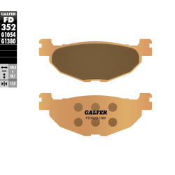 Plaquettes de frein Galfer - Yamaha T-MAX 500 / Yamaha T-MAX 560