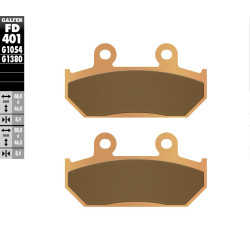 Plaquettes de frein Galfer - Suzuki AN 400 BURGMAN 2022-2023