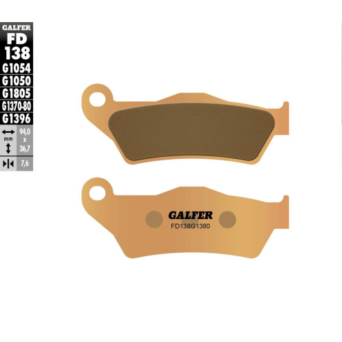 Plaquettes de frein Galfer