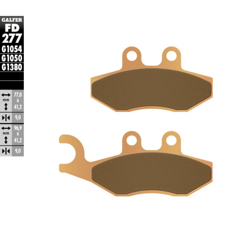 Plaquettes de frein Galfer - Aprilia / Gilera / Piaggio / Vespa