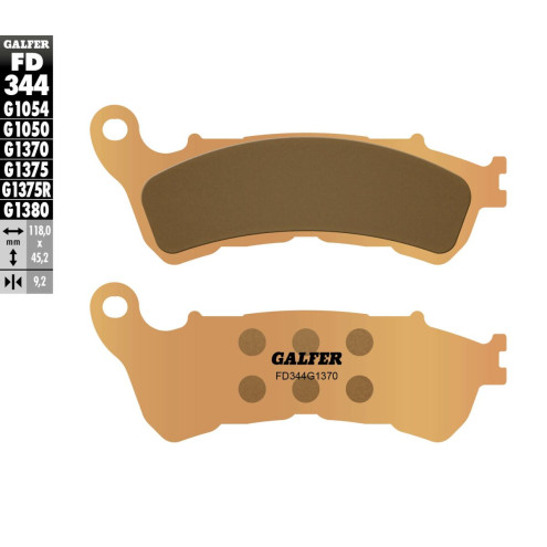 Plaquettes de frein Galfer - Harley-Davidson / Honda / Suzuki
