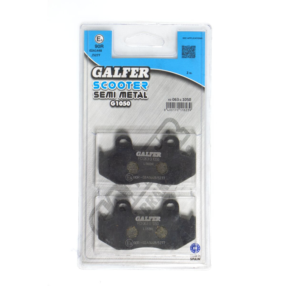 Plaquettes de frein Métal semi-fritté Galfer - Honda