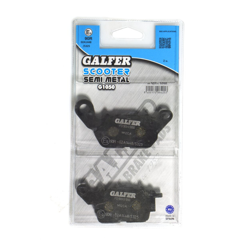 Plaquettes de frein Galfer - Yamaha N-MAX 125 ABS 2015-2023, 2025-2026