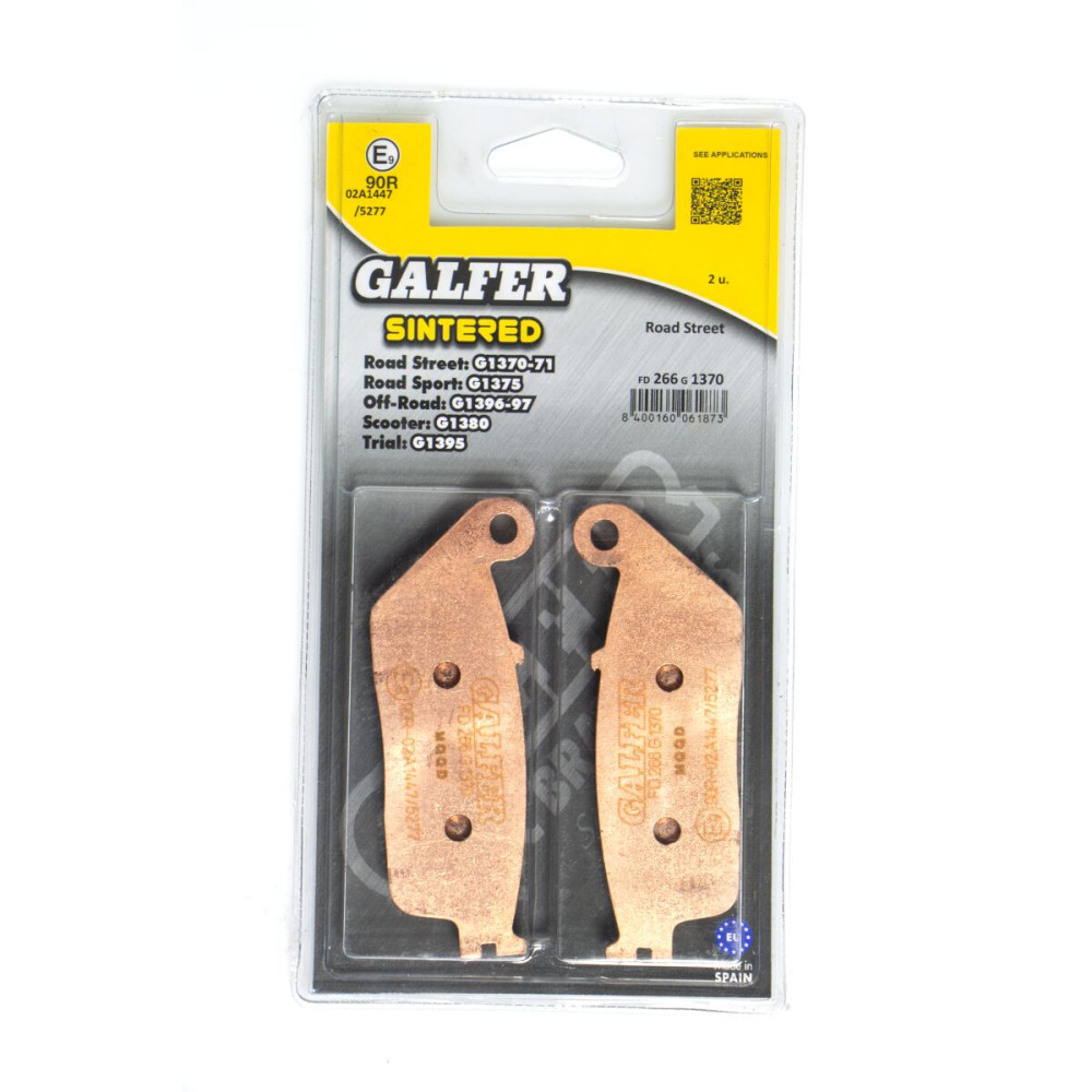 Plaquettes de frein Galfer
