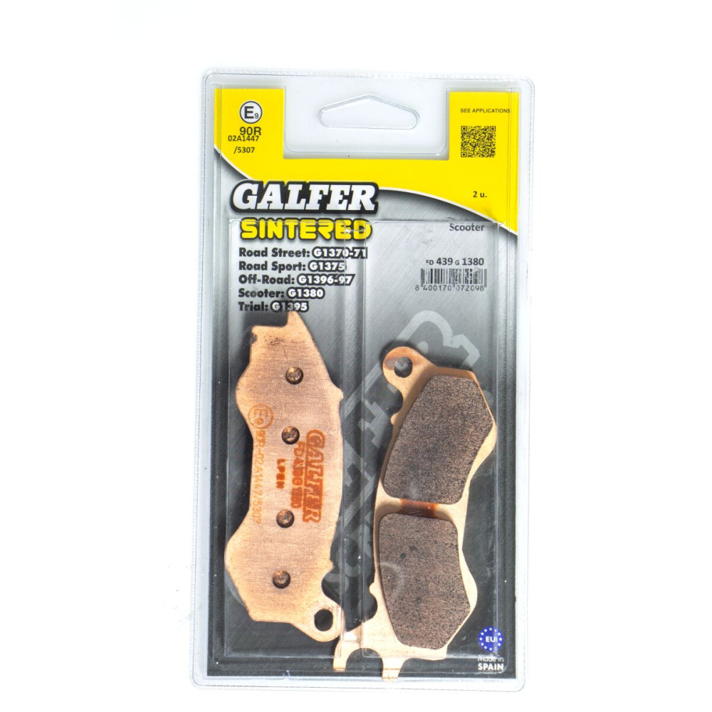 Plaquettes de frein Galfer - Honda PCX 125 / Honda SH 125