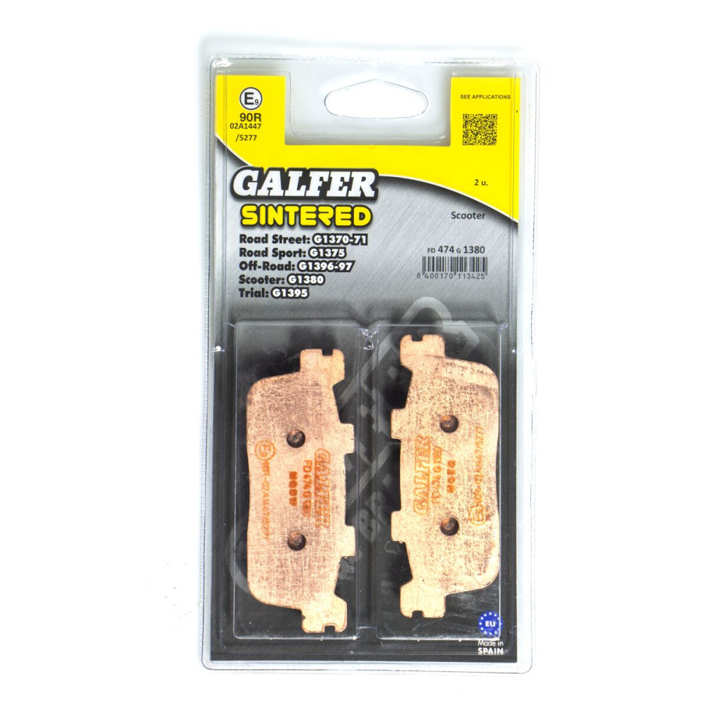 Plaquettes de frein Galfer