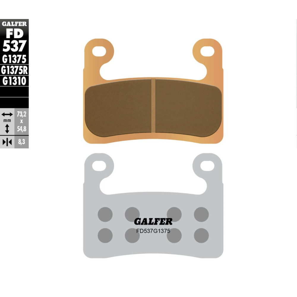 Plaquettes de frein Galfer - BMW